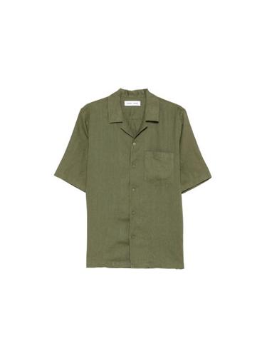 [해외직구] 26SS 삼소앤삼소 반팔 셔츠 14329 OSCAR AP BUROL GREEN