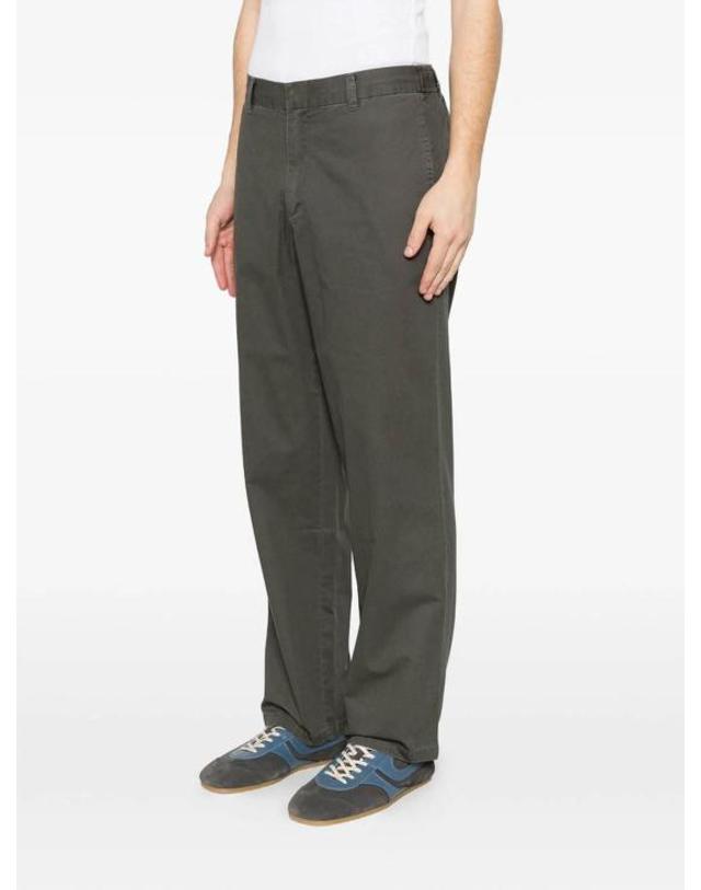 삼소앤삼소 [해외직구] 26SS 삼소앤삼소 스트레이트 팬츠 15717SANOAHBLACK GREEN 착용컷
