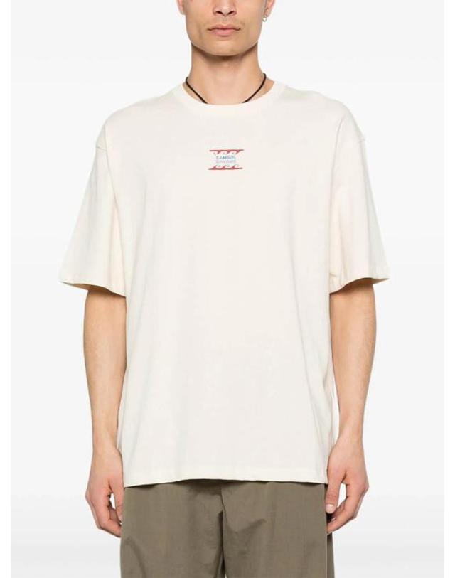 삼소앤삼소 [해외직구] 26SS 삼소앤삼소 반팔 티셔츠 15316SAGERGEINEULE BEIGE 착용컷