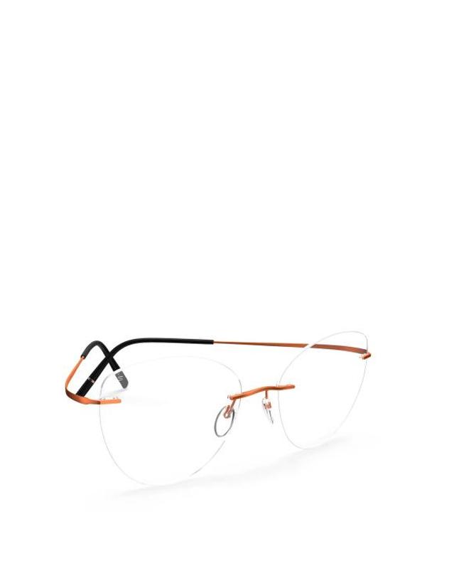 실루엣 [해외직구] 26FW 실루엣 안경 5599 ML 2540 LAVA ORANGE 착용컷