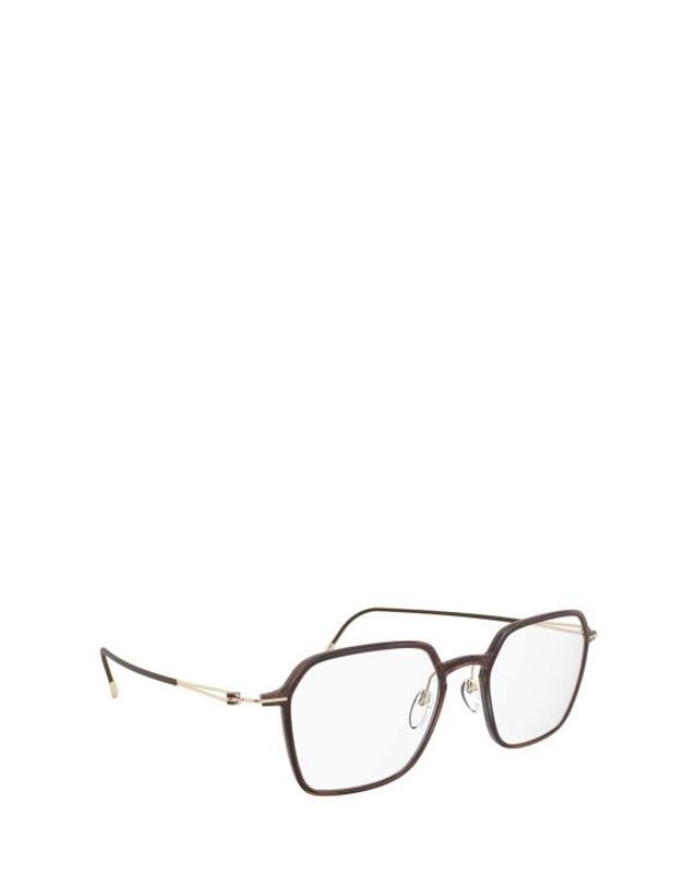 실루엣 [해외직구] 26FW 실루엣 안경 2927 6020 CEDAR WOOD GOLD 착용컷