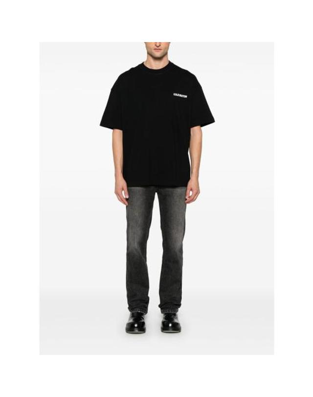 콜 북스톤 [해외직구] 26FW 콜 북스톤 반팔 티셔츠 CBST001 000 BLACK 착용컷