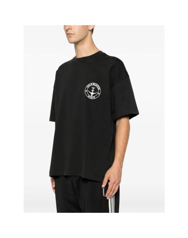 콜 북스톤 [해외직구] 26FW 콜 북스톤 반팔 티셔츠 CBST320 001 BLACK 착용컷