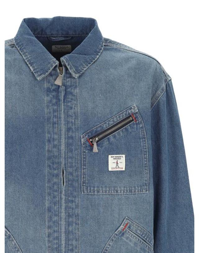 로이로져스 [해외직구] 26SS 로이로져스 데님 자켓 RRW001CN083160 C0999 Denim 착용컷