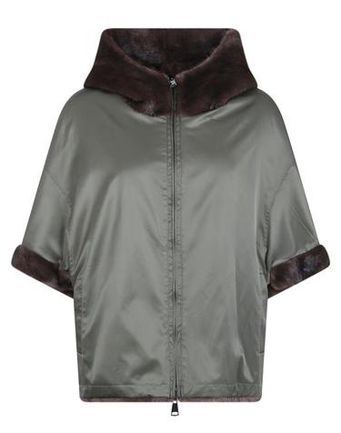 [해외직구] 26FW 베타 코라디 케이프 B902DUDU 00070 THYME DARK BROWN