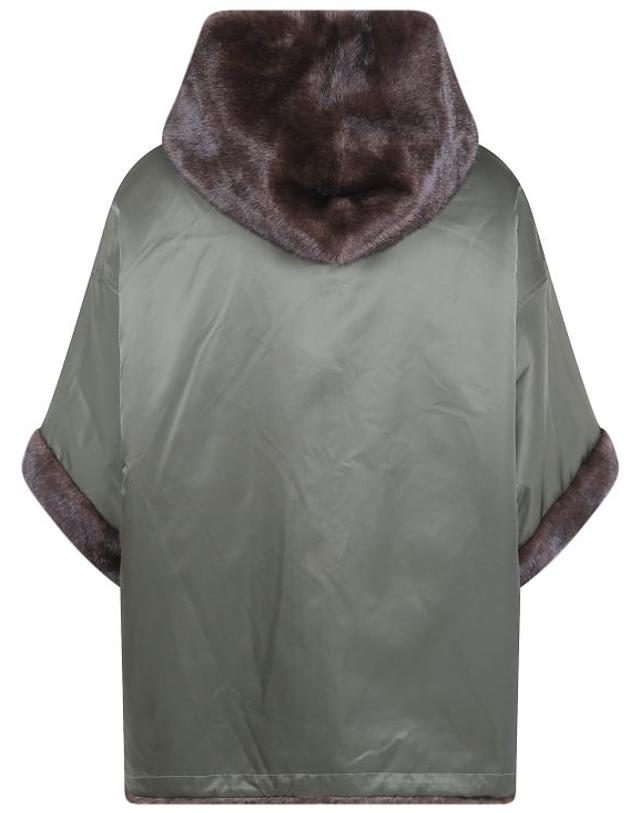 베타 코라디 [해외직구] 26FW 베타 코라디 케이프 B902DUDU 00070 THYME DARK BROWN 착용컷