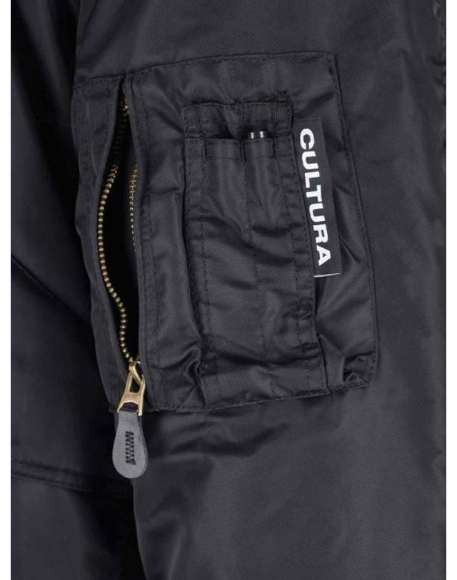 쿨투라 [해외직구] 25FW 쿨투라 봄버 자켓 BB005 Black 착용컷