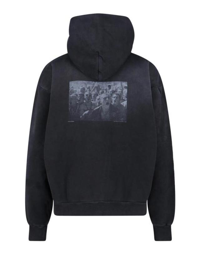 쿨투라 [해외직구] 25FW 쿨투라 후드 티셔츠 L0020 Black 착용컷