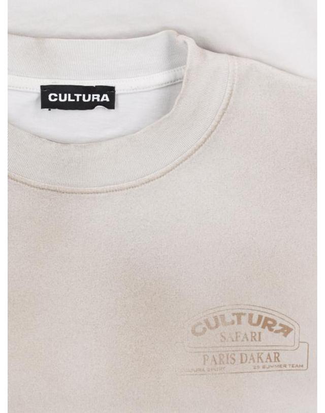 쿨투라 [해외직구] 24FW 쿨투라 반팔 티셔츠 S25CULT A006 DIRTY SAND Beige 착용컷