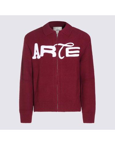 [해외직구] 26FW 아르떼 앤트워프 집업 니트 AW26021K Bordeaux