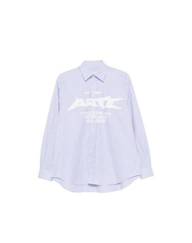 [해외직구] 26FW 아르떼 앤트워프 긴팔 셔츠 047S 400 WHITE BLUE