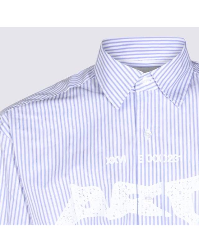 아르떼 앤트워프 [해외직구] 26FW 아르떼 앤트워프 긴팔 셔츠 AW26047S 400 Blue 착용컷