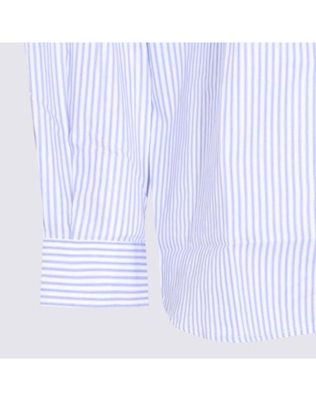 아르떼 앤트워프 [해외직구] 26FW 아르떼 앤트워프 긴팔 셔츠 AW26047S 400 Blue 착용컷