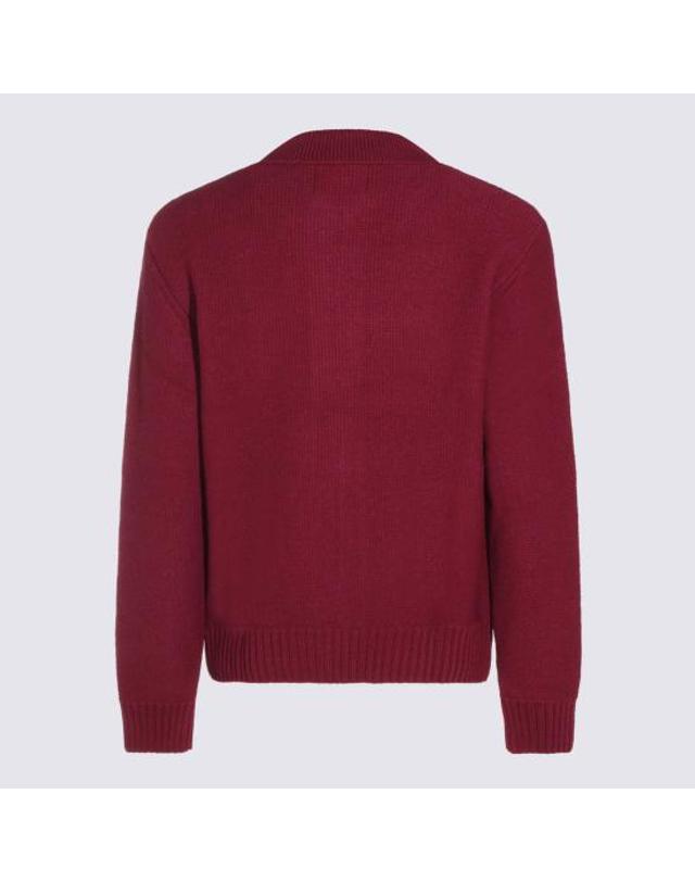 아르떼 앤트워프 [해외직구] 26FW 아르떼 앤트워프 집업 니트 AW26021K Bordeaux 착용컷
