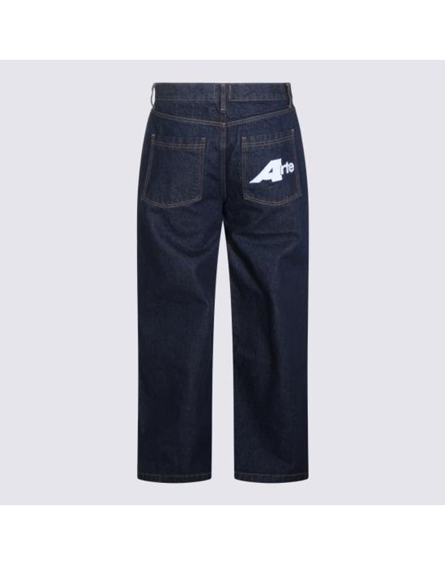 아르떼 앤트워프 [해외직구] 26FW 아르떼 앤트워프 데님 팬츠 AW26035P 490 DENIM 착용컷