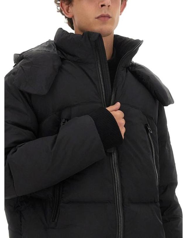 제이지1 [해외직구] 23FW JG1 패딩 JGM01 BLACK Black 착용컷