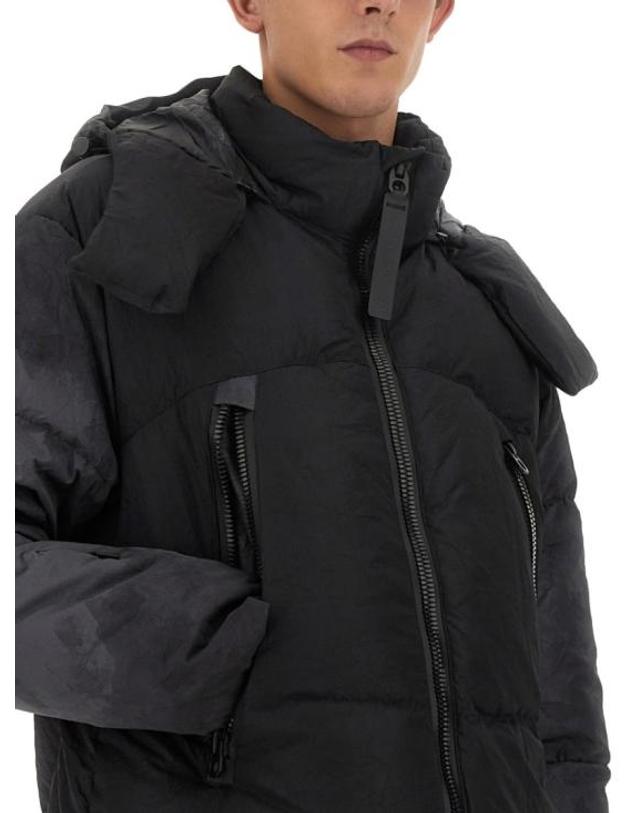 제이지1 [해외직구] 23FW JG1 패딩 JGM01P SHADOWBLACK Black 착용컷