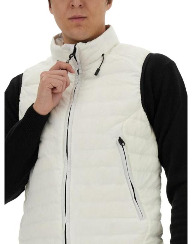 제이지1 [해외직구] 24SS JG1 패딩 조끼 JG12404 IVORY Black 착용컷