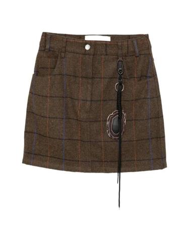 [해외직구] 26FW 송포더뮤트 스커트 WSK025KRCHBRN Brown