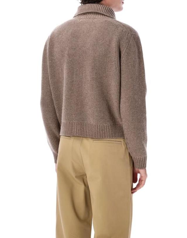 토니웩 [해외직구] 26FW 토니웩 가디건 BF34KN901 TAUPE BEIGE 착용컷
