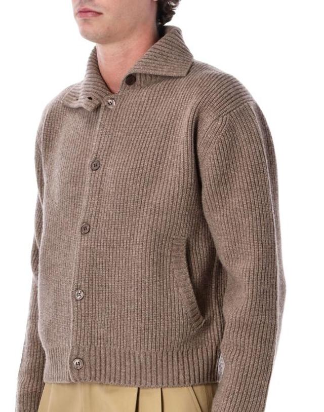 토니웩 [해외직구] 26FW 토니웩 가디건 BF34KN901 TAUPE BEIGE 착용컷