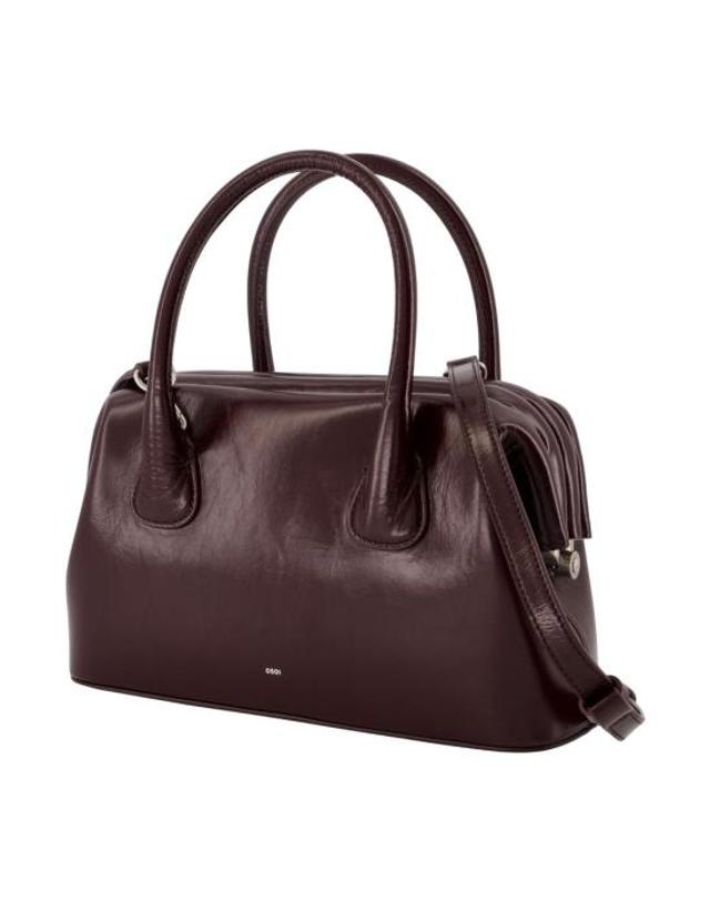 오소이 [해외직구] 26FW 오소이 토트백 26FB01013326 BURGUNDY 착용컷