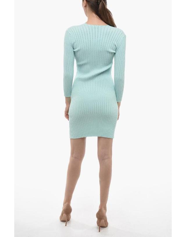 에어론 [해외직구] 에어론 숏 원피스 AW23RSDR406430332 03 Light blue 착용컷