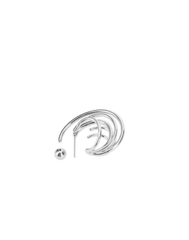 판코네시 [해외직구] 26SS 판코네시 이어링 S26 EA027 PBRASS Silver 착용컷