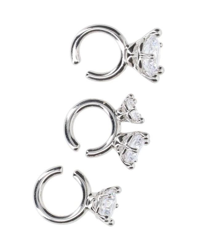 판코네시 [해외직구] 26FW 판코네시 이어링 CAO EA007 P SILVER 착용컷