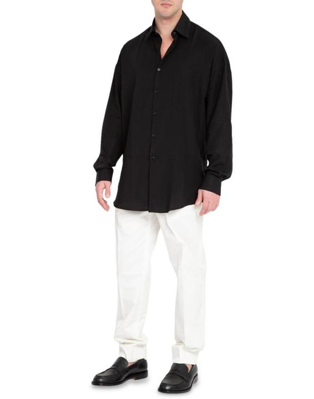 코스투메인 [해외직구] 24SS 코스투메인 긴팔 셔츠 VALENTINO CONGO SS24 4490 Black 착용컷