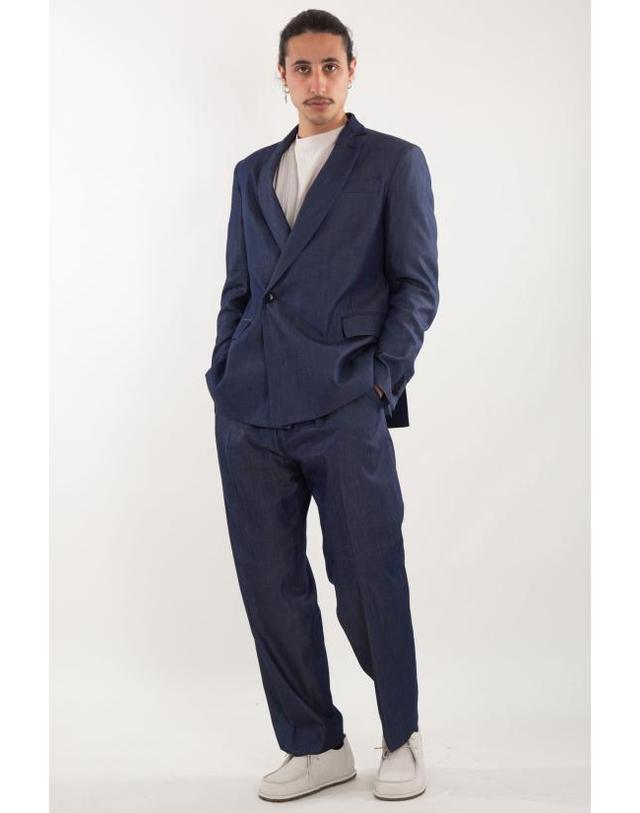 코스투메인 [해외직구] 25SS 코스투메인 수트 자켓 DEMNA ANUBI SS Blue 착용컷