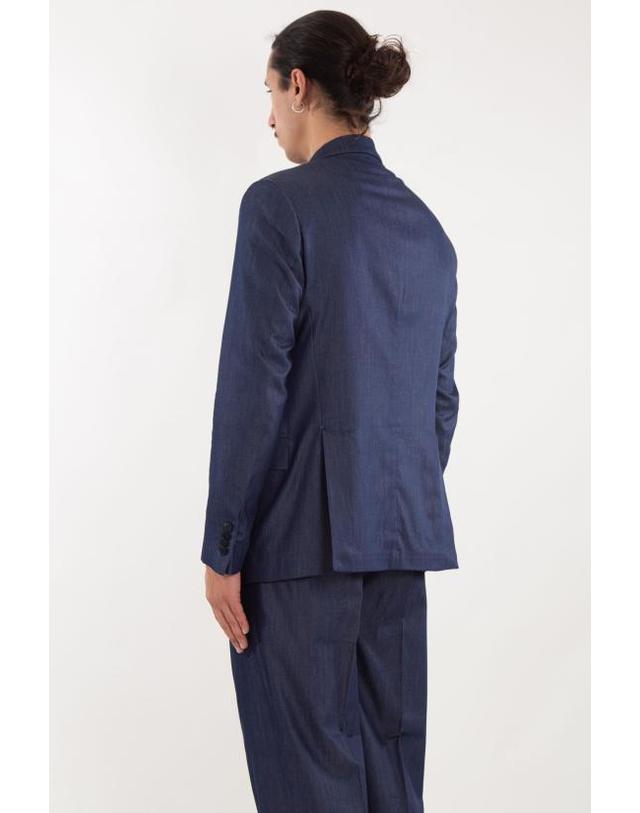 코스투메인 [해외직구] 25SS 코스투메인 수트 자켓 DEMNA ANUBI SS Blue 착용컷