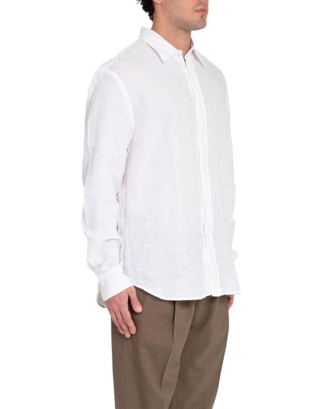 코스투메인 [해외직구] 24SS 코스투메인 긴팔 셔츠 ANDREA CORFU BIANCO White 착용컷