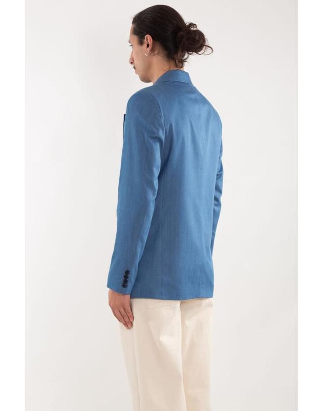 코스투메인 [해외직구] 25SS 코스투메인 수트 자켓 DONATIEN ANUBI SM Denim 착용컷