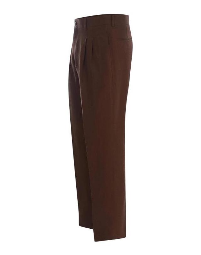 코스투메인 [해외직구] 24SS 코스투메인 스트레이트 팬츠 W55TR11502 Brown 착용컷