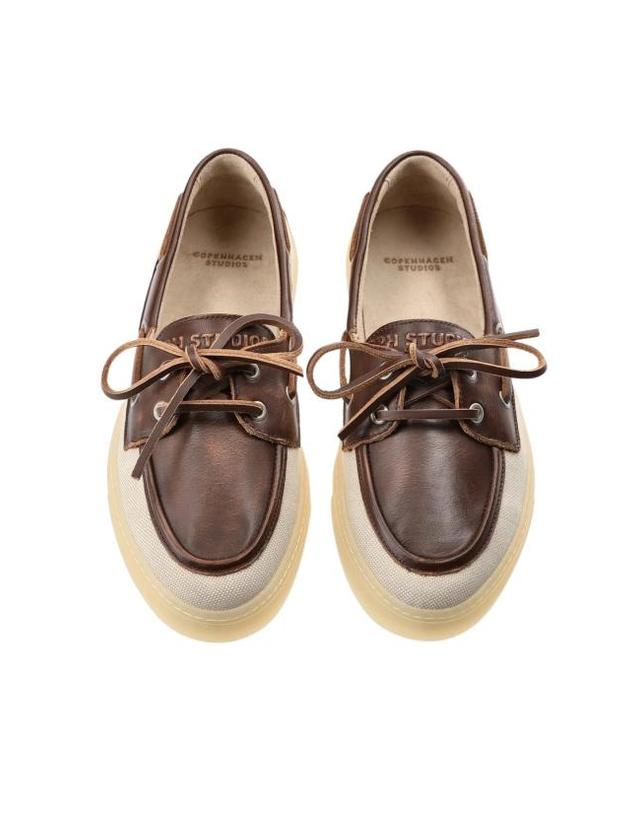 코펜하겐 [해외직구] 26SS 코펜하겐 로퍼 CPH160 MIX BCR BROWN CREAM 착용컷