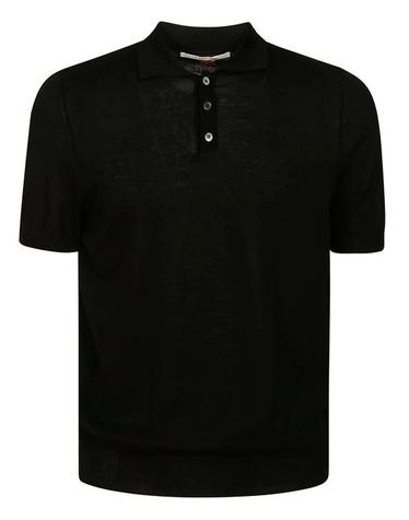 [해외직구] 26FW 힌더스트리 폴로 티셔츠 HMA002S070015 BLACK