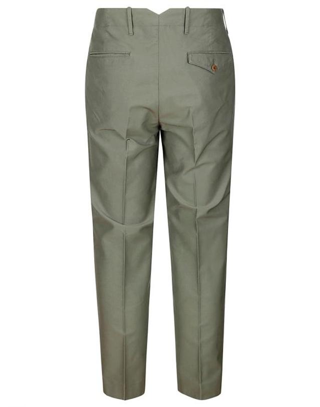 힌더스트리 [해외직구] 24SS 힌더스트리 치노 팬츠 HPA001S030006 FROST GREEN 착용컷