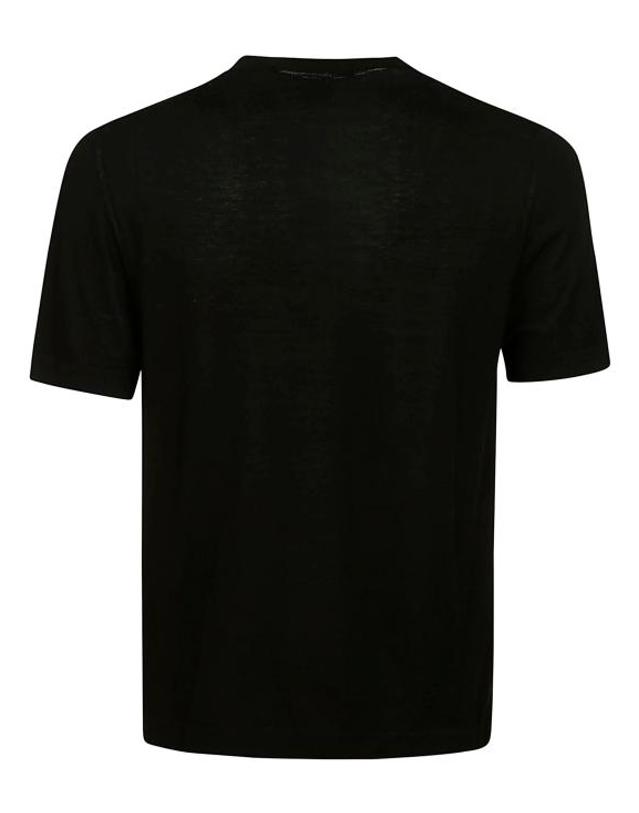 힌더스트리 [해외직구] 24SS 힌더스트리 반팔 티셔츠 HMA001S070015 BLACK 착용컷