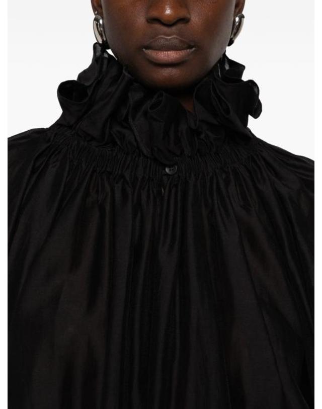 더 레이티스트 [해외직구] 26FW 더 레이티스트 블라우스 TLW04027T0161LNTP T0002 BLACK 착용컷