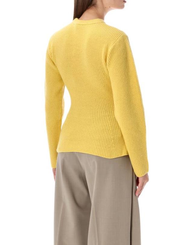 더 레이티스트 [해외직구] 26FW 더 레이티스트 스웨터 TLW05000KIRF5 T0035 GIALLO 착용컷