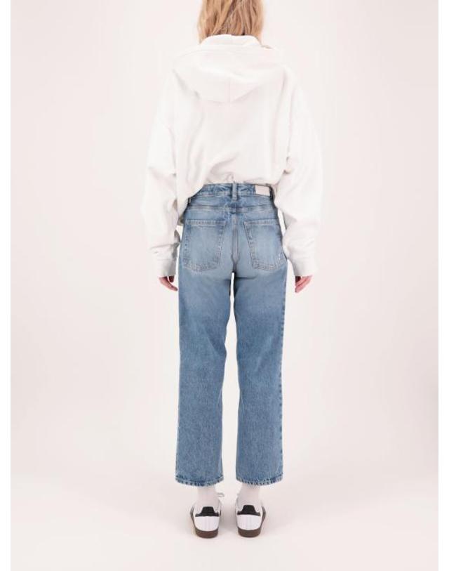 아이콘데님 [해외직구] 26FW 아이콘데님 데님 팬츠 JILL ID8904ECLIPSE DENIM BLUE 착용컷