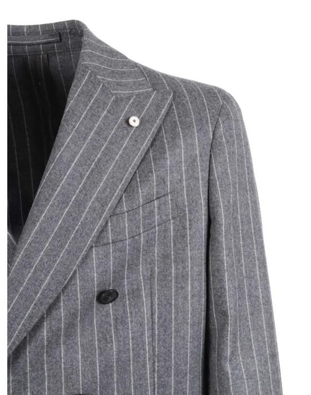 엘비엠 [해외직구] 25FW 엘비엠 수트 3646 00307 Grey 착용컷