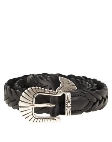 [해외직구] 26SS 알베르토루티 가죽 벨트 TRECCIA 025 BLACK