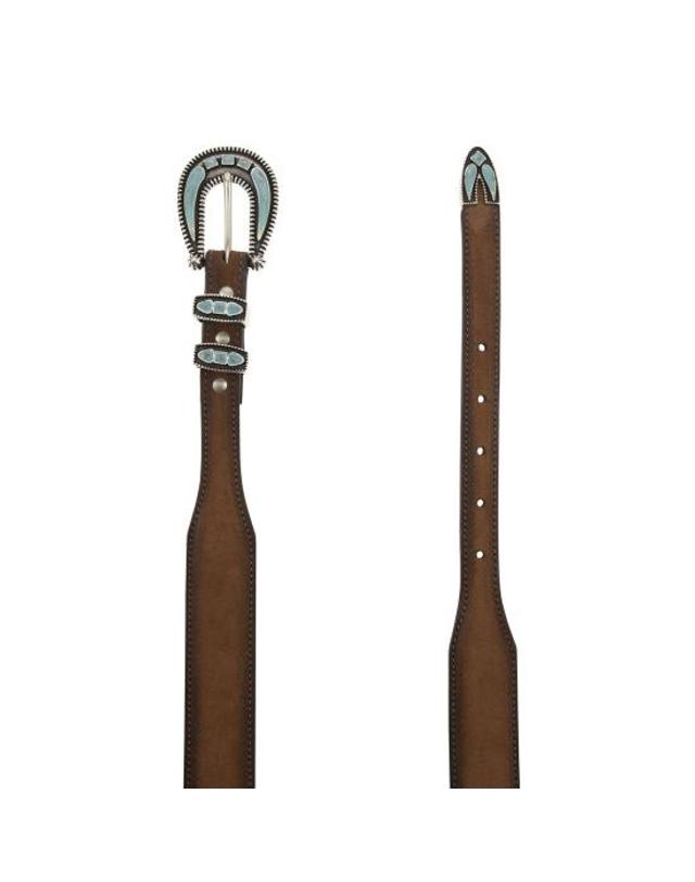 알베르토루티 [해외직구] 26SS 알베르토루티 가죽 벨트 924 35 TOBACCO 착용컷