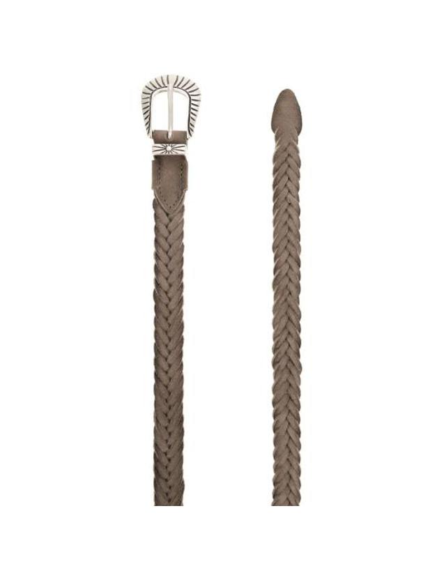 알베르토루티 [해외직구] 25SS 알베르토루티 가죽 벨트 TRECCIA 025 BEIGE 착용컷