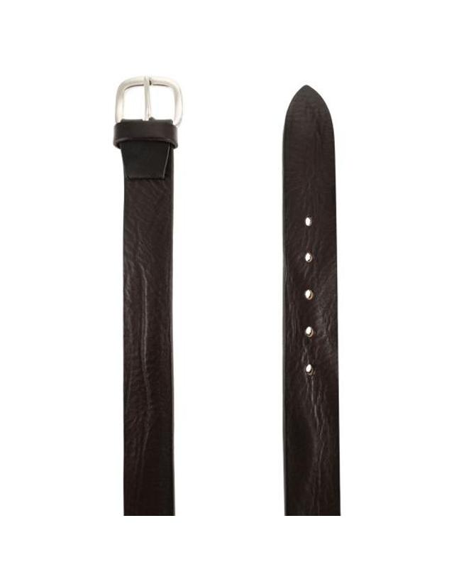 알베르토루티 [해외직구] 26SS 알베르토루티 가죽 벨트 754 35 DARK BROWN 착용컷