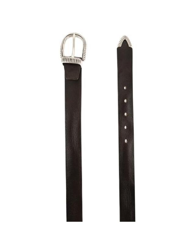 알베르토루티 [해외직구] 26SS 알베르토루티 가죽 벨트 314 30 DARK BROWN 착용컷