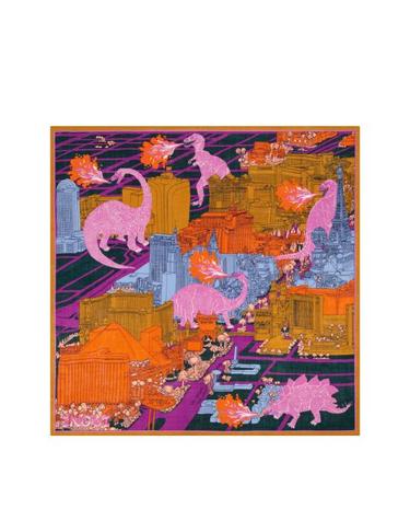 [해외직구] 25FW 이누이 에디션 머플러 스카프 CA222VE05 violet VIOLA MULTI