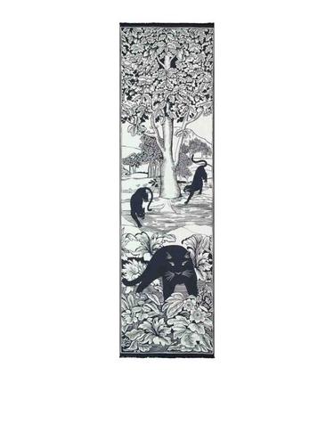[해외직구] 25FW 이누이 에디션 머플러 스카프 ET20PAN00BLANC BLACK